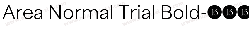 Area Normal Trial Bold字体转换